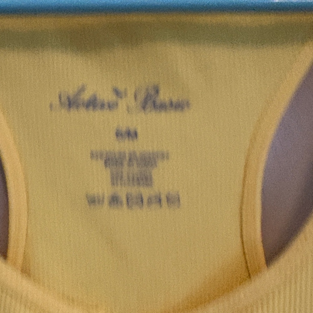 Active Basic Yellow Tank Top - Picture 2 of 6